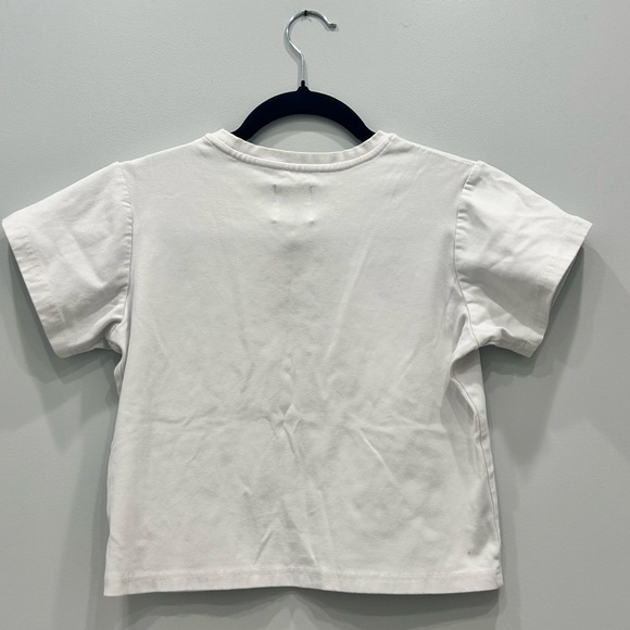 With Jean White Tee with Black Graphic Logo Baby tee - Picture 5 of 7